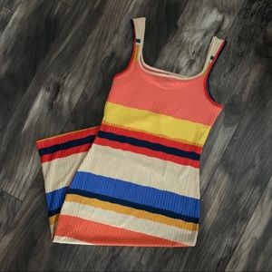 BRAND NEW Striped Ribbed Dress—-Sold